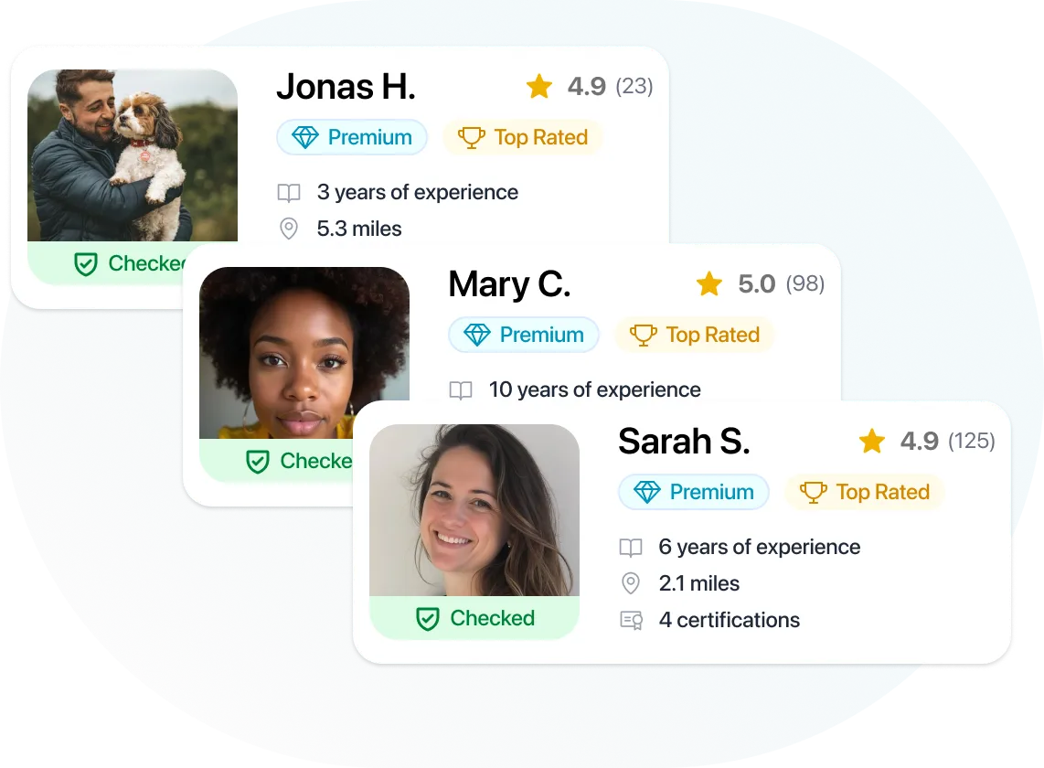 Matched caregiver profiles